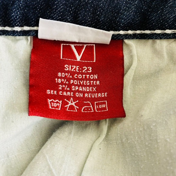 Womens 23 Vigold Jeans‎ Bootcut Dark Wash Stretch Denim 32" Inseam - Picture 8 of 10